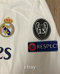 Real Madrid 2020-2021 Home Adidas Climachill Player Issue jersey size L