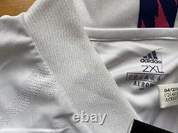 Real Madrid 2020 2021 Home Shirt Jersey Adidas Fq7473 Long Sleeve 2xl Men White