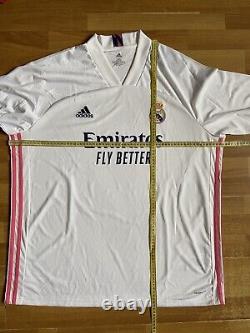 Real Madrid 2020 2021 Home Shirt Jersey Adidas Fq7473 Long Sleeve 2xl Men White