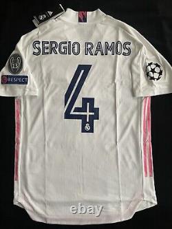 Real Madrid 2020/21 Adidas Authentic Sergio Ramos Jersey Size Medium NWT
