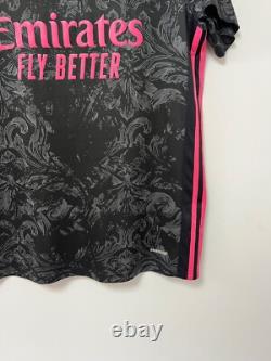 Real Madrid 2020/21 CL Benzema #9 Player Issue Jersey Soccer Adidas Shirt M