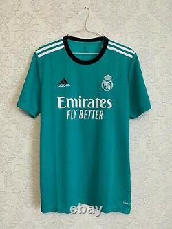 Real Madrid 2021 2022 BENZEMA #9 Third Jersey Shirt Soccer Adidas H40951 Size M