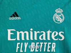 Real Madrid 2021 2022 BENZEMA #9 Third Jersey Shirt Soccer Adidas H40951 Size M