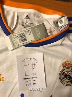 Real Madrid 2021/2022 home Sz L Adidas shirt jersey football soccer kit maillot
