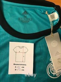 Real Madrid 2021/2022 third Size M Adidas shirt jersey football soccer kit 3rd