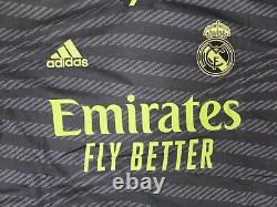 Real Madrid 2022/2023 Adidas Third Jersey Black #20 Vini Jr M-XL NWT