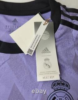 Real Madrid 2022/2023 Away Heat. Rdy Jersey Purple adidas Vini Jr #20 M-XL NWT