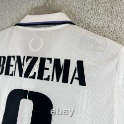 Real Madrid 2022/23 Home Jersey Benzema 9 Player Issue Heat. Rdy Authentic Size S