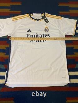 Real Madrid 2023-2024 Home Bellingham Football Soccer Jersey NWT 3XL Adidas