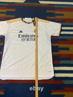 Real Madrid 2023-2024 Home Bellingham Football Soccer Jersey NWT 3XL Adidas