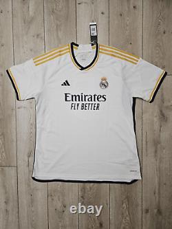 Real Madrid 2023 2024 Home Bellingham Football Soccer Jersey New 2xl Adidas