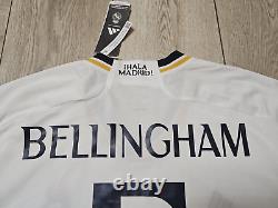 Real Madrid 2023 2024 Home Bellingham Football Soccer Jersey New 2xl Adidas