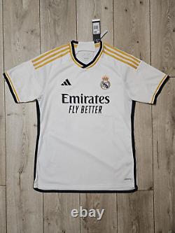 Real Madrid 2023 2024 Home Guler Football Shirt Soccer Jersey New L Adidas