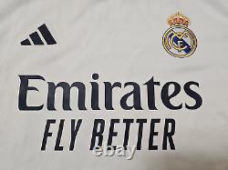 Real Madrid 2023 2024 Home Guler Football Shirt Soccer Jersey New L Adidas