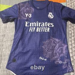 Real Madrid 2023 2024 Y-3 Purple 4th Football Shirt Soccer Jersey Used M Adidas