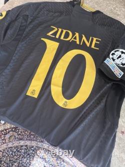 Real Madrid 2023/24 UEFA 15 Times Champions Patch Third Jersey Zidane #10