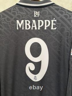 Real Madrid 2024-2025 Mbappé third long sleeves player version jersey