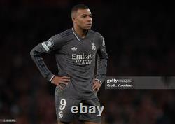 Real Madrid 2024-2025 Mbappé third long sleeves player version jersey