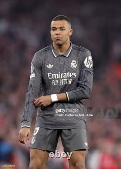 Real Madrid 2024-2025 Mbappé third long sleeves player version jersey