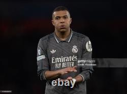 Real Madrid 2024-2025 Mbappé third long sleeves player version jersey