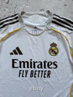 Real Madrid 2025/2026 Home Authentic Long Sleeve Shirt Adidas Jersey JN8866 XL
