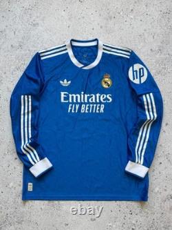 Real Madrid 2025/2026 Third Authentic Long Shirt Adidas Jersey JP3925 Size XL