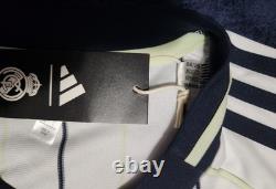 Real Madrid 2025-26 Baseball Style Jersey Adidas Men's