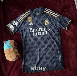 Real Madrid 23/24 Authentic Away Soccer Jersey Ucl