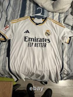 Real Madrid 23/24 Authentic Home Jersey Size L (PLAYER ISSUE)