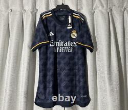 Real Madrid 23/24 Away Adidas Heat. Rdy Authentic Soccer Jersey Size L NWT IA5138