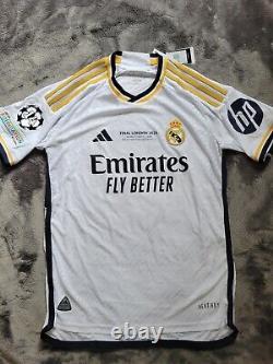 Real Madrid 23/24 CL Final Game Detail Home Bellingham 5 Jersey Player Version