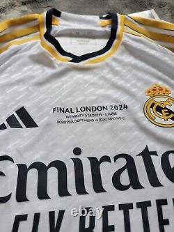 Real Madrid 23/24 CL Final Game Detail Home Bellingham 5 Jersey Player Version