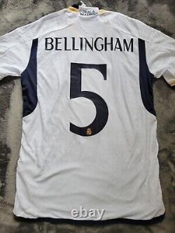 Real Madrid 23/24 CL Final Game Detail Home Bellingham 5 Jersey Player Version