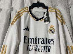 Real Madrid 23/24 Home Adidas Heat. Rdy Authentic Long Sleeve Jersey Sz L IA9978