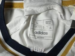 Real Madrid 23/24 Home Adidas Heat. Rdy Authentic Long Sleeve Jersey Sz L IA9978