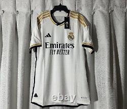 Real Madrid 23/24 Home Adidas Heat. Rdy Authentic Soccer Jersey Size M NWT IA5139