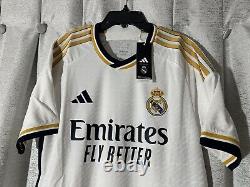 Real Madrid 23/24 Home Adidas Heat. Rdy Authentic Soccer Jersey Size M NWT IA5139