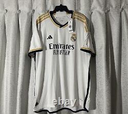 Real Madrid 23/24 Home Adidas Heat. Rdy Authentic Soccer Jersey Sz 2XL NWT IA5139