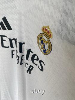 Real Madrid 24/25 Authentic Home Soccer Jersey Bellingham #5 Adidas Size XL
