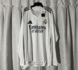 Real Madrid 24/25 Home Adidas Heat. Rdy Authentic Soccer Jersey Sz 2XL NWT IT5204