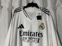 Real Madrid 24/25 Home Adidas Heat. Rdy Authentic Soccer Jersey Sz 2XL NWT IT5204
