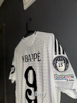 Real Madrid 24/25 Home Mbappe #9 Kit Size Large player Version
