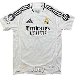 Real Madrid 24/25 Jersey Mbappe #9 Player Version UCL (Slim Fit) Size M