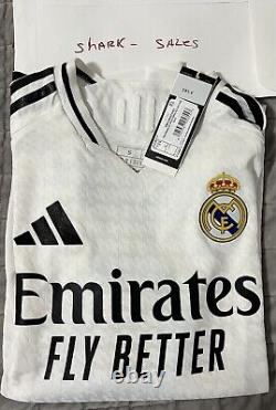 Real Madrid 24/25 Jersey Mbappe #9 Player Version -UCL Slim Fit Sz S Authentic