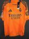 Real Madrid 24/25 Size Large Kylian Mbappe #9 Player Version Away Jersey
