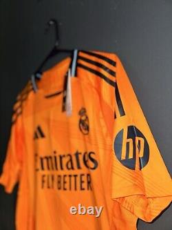 Real Madrid 24/25 Size Large Kylian Mbappe #9 Player Version Away Jersey