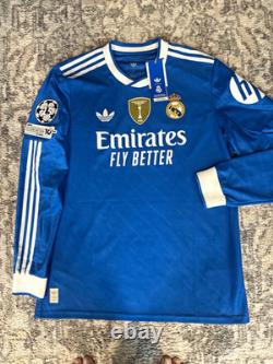 Real Madrid 25/26 Third Mbappé 10 Long SleevePlayer Size L
