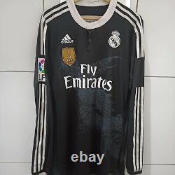 Real Madrid 3rd 2014 Jersey Football Shirt Soccer MATCH ISSUE Not WORN RONALDO