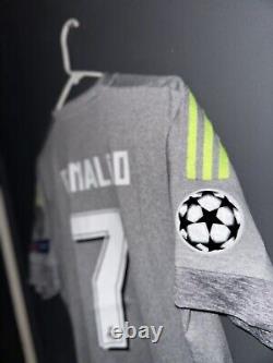 Real Madrid 3rd Kit 16/17 Ronaldo #7 Champions League Jersey size Large