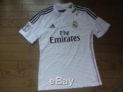 Real Madrid #4 Ramos 100% Authentic Player Issue adizero Jersey 2014/15 Home Kit